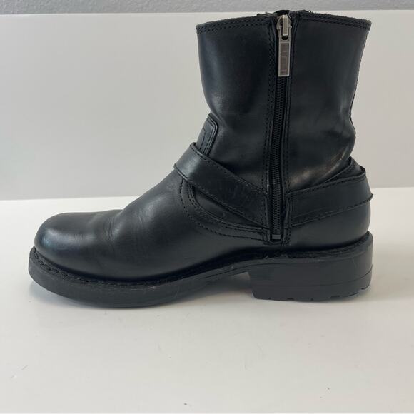 Harley-Davidson Mens Scout Black 7-Inch Leather Boots  8.5  8 1/2 - Picture 6 of 15
